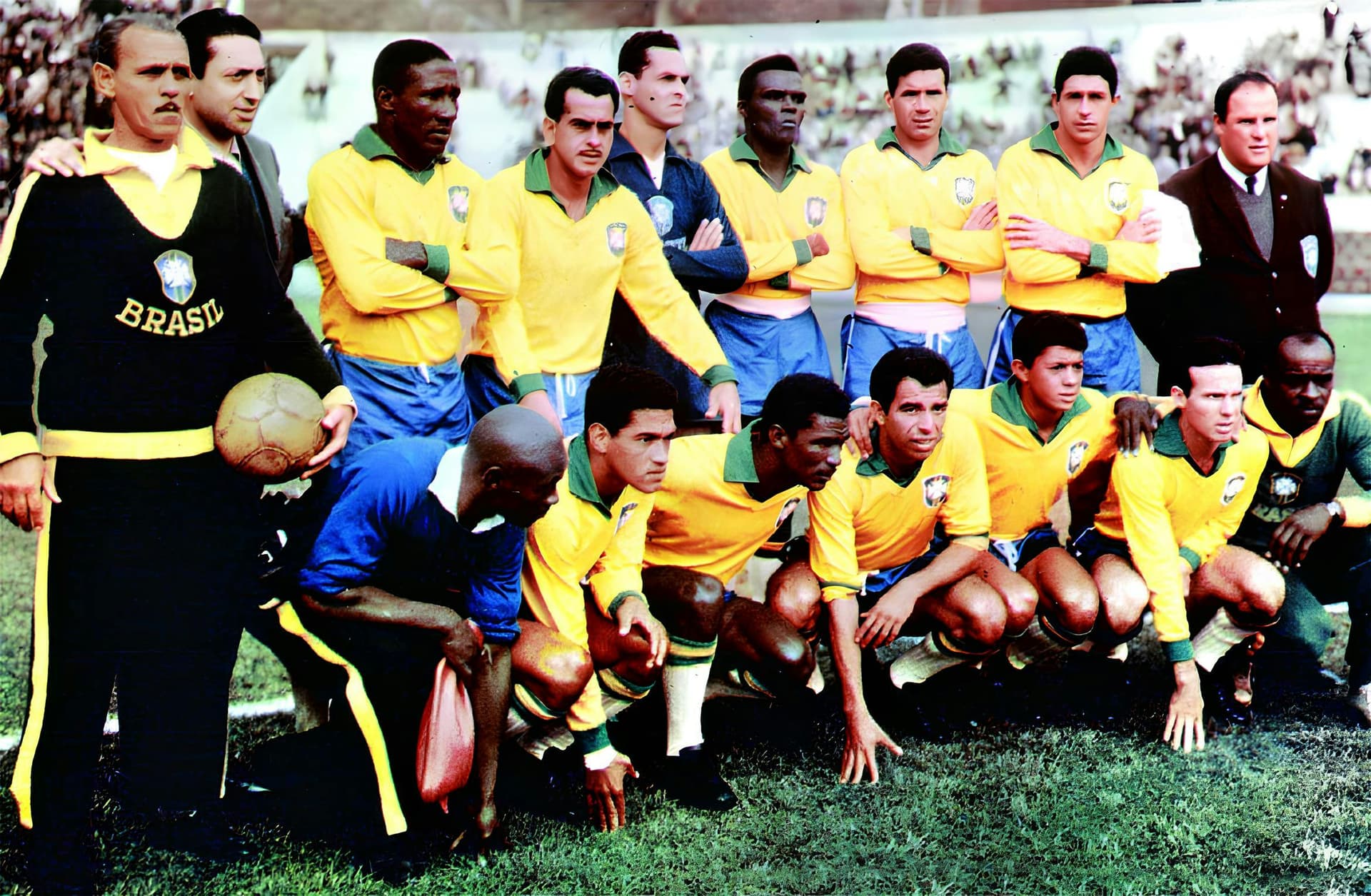 Seleção brasileira bicampeã do mundo tem como base a de 1958